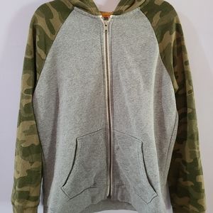 Camo/gray hoodie